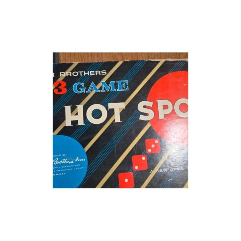 Vintage 1-2-3 Hotspot Game Parker Brothers 1961